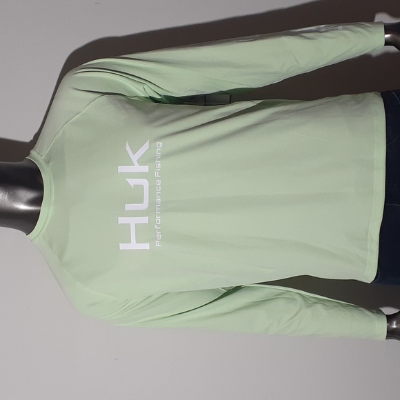 NWT Huk Performance Fishing Long Sleeve Quick Dry Tee - Small - Picture 1 of 8